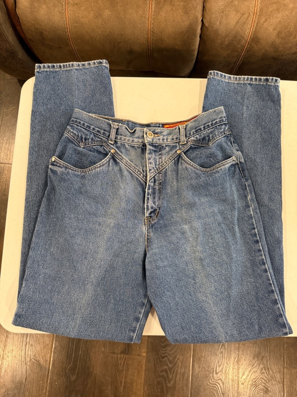 Vintage Lawman Western Classic High-Rise Straight Leg Jeans